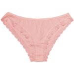 شورت زنانه کبریتی گیپوردار میسپل رنگ صورتی