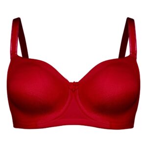 سوتین فنردار پرسی عشوه کد 192004 رنگ زرشکی