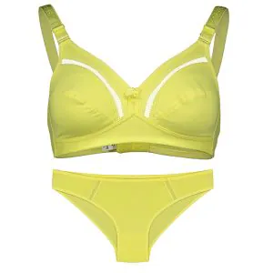 ست نخی بدون فنر عشوه کد 193004 رنگ زرد