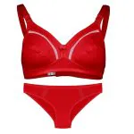 ست نخی بدون فنر عشوه کد 193005 رنگ قرمز - Image 8