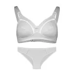 ست نخی بدون فنر عشوه کد 193003 رنگ سفید