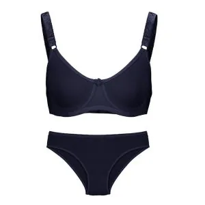 ست پرسی عشوه کد 194011 رنگ سورمه ای