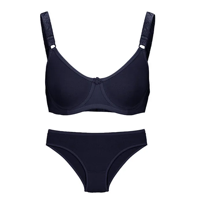 ست پرسی عشوه کد 194011 رنگ سورمه ای