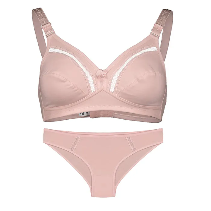 ست نخی بدون فنر عشوه کد 193008 رنگ صورتی - Image 7