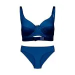 ست نخی فنردار عشوه کد 191011 رنگ سورمه ای - Image 3