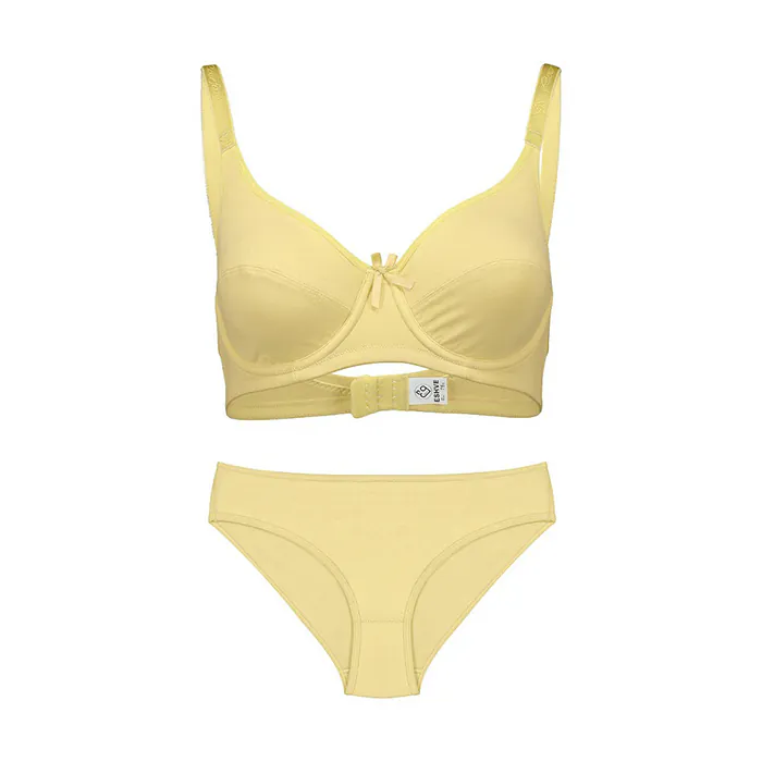 ست نخی فنردار عشوه کد 191002 رنگ کرم - Image 3