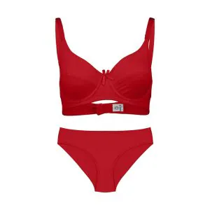 ست نخی فنردار عشوه کد 191005 رنگ قرمز