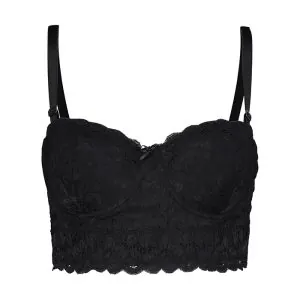 دکلته دانتل کش پهن عشوه کد 06501 رنگ مشکی