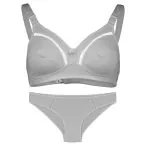 ست نخی بدون فنر عشوه کد 193012 رنگ طوسی - Image 8