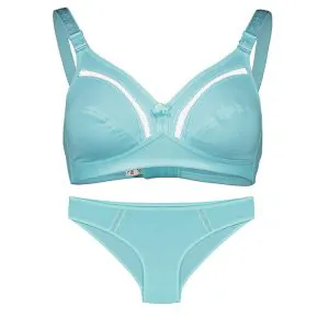 ست نخی بدون فنر عشوه کد 193009 رنگ فیروزه ای