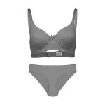 ست نخی فنردار عشوه کد 191012 رنگ طوسی - Image 3