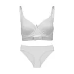 ست نخی فنردار عشوه کد 191003 رنگ سفید