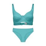 ست نخی فنردار عشوه کد 191009 رنگ فیروزه ای