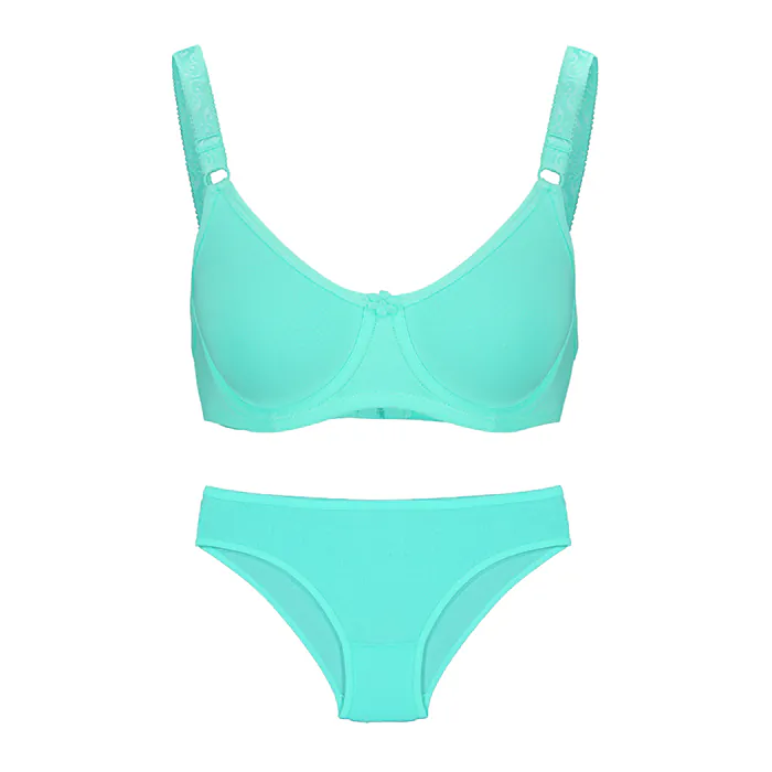 ست پرسی عشوه کد 194009 رنگ فیروزه ای - Image 8