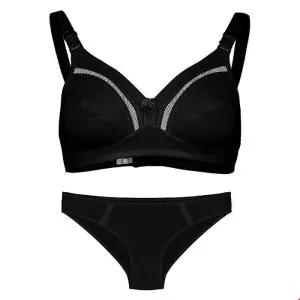 ست نخی بدون فنر عشوه کد 193001 رنگ مشکی