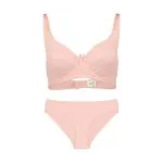 ست نخی فنردار عشوه کد191008 رنگ صورتی