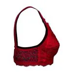 تور دانتل عشوه کد 205010 رنگ زرشکی - Image 4