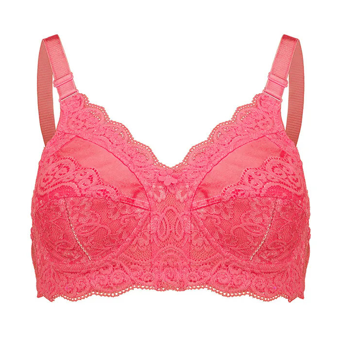 22 تور دانتل عشوه کد 205006 رنگ صورتی فلور