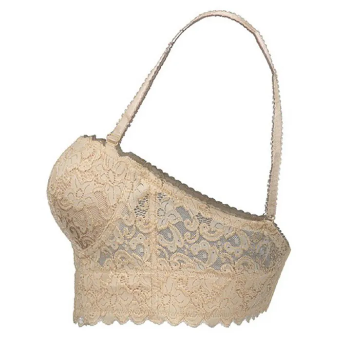 دکلته دانتل کش پهن عشوه کد 06502 رنگ کرم - Image 5