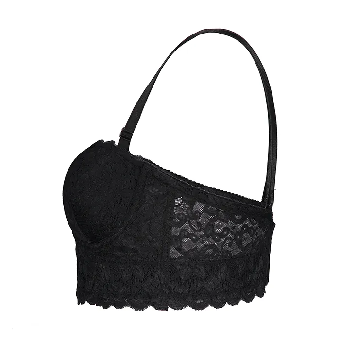 دکلته دانتل کش پهن عشوه کد 06501 رنگ مشکی - Image 5