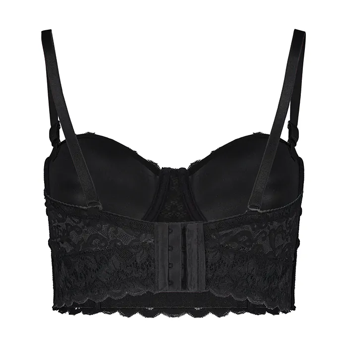 دکلته دانتل کش پهن عشوه کد 06501 رنگ مشکی - Image 4