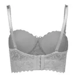 دکلته دانتل کش پهن عشوه کد 06503 رنگ سفید - Image 4