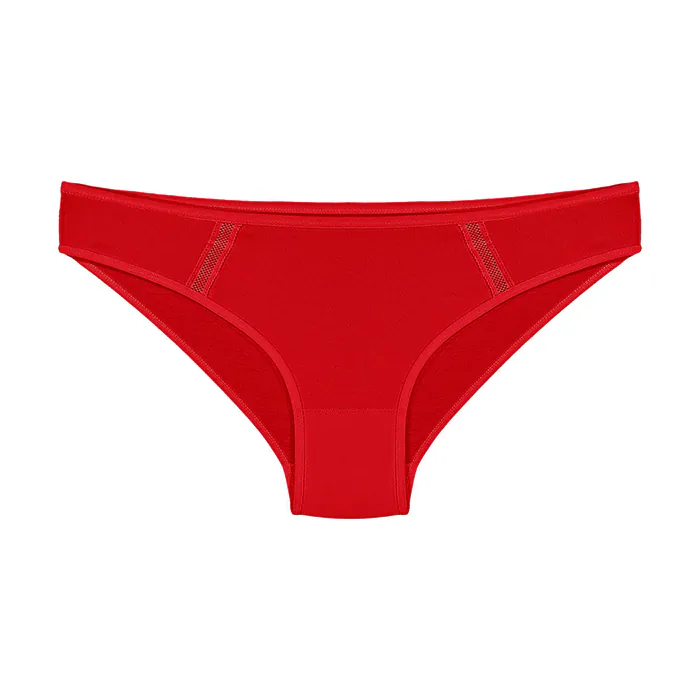 ست نخی بدون فنر عشوه کد 193005 رنگ قرمز - Image 4