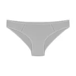 ست نخی بدون فنر عشوه کد 193012 رنگ طوسی - Image 2