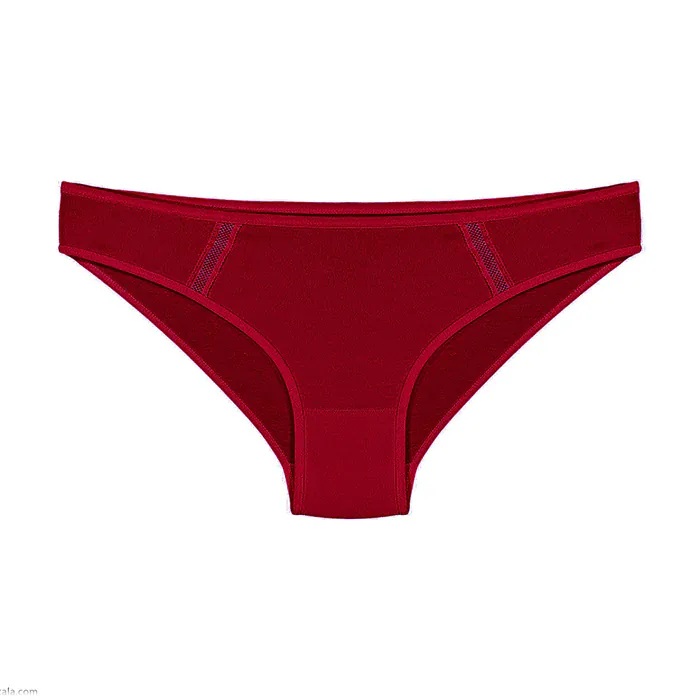 ست نخی بدون فنر عشوه کد 193010 رنگ زرشکی - Image 4