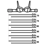 دکلته دانتل کش پهن عشوه کد 06503 رنگ سفید - Image 2