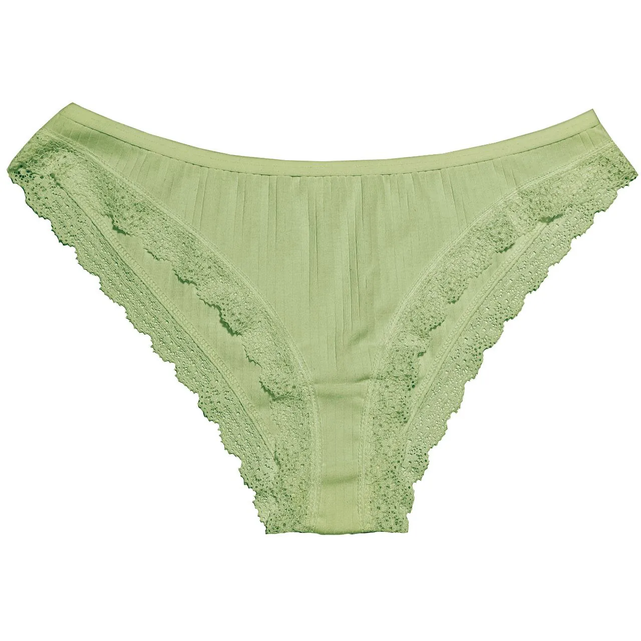 شورت زنانه کبریتی گیپوردار میسپل رنگ سبز