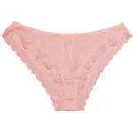 شورت زنانه کبریتی گیپوردار میسپل رنگ صورتی