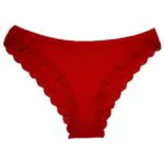 شورت زنانه کبریتی گیپوردار میسپل رنگ قرمز