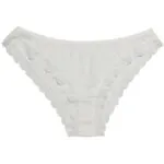 شورت زنانه کبریتی گیپوردار میسپل رنگ سفید