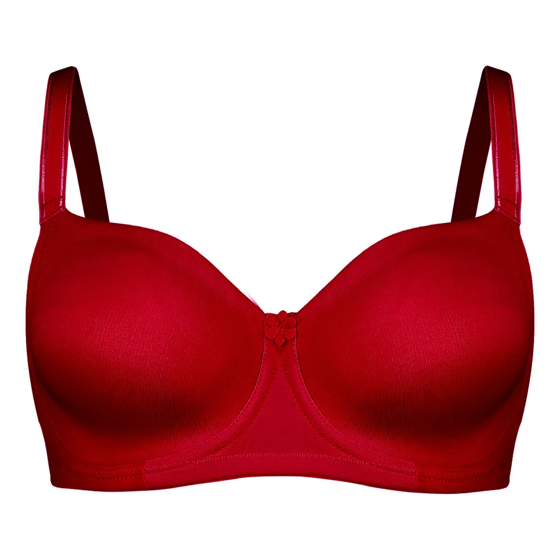 سوتین فنردار پرسی عشوه کد 192004 رنگ زرشکی